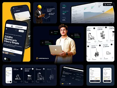 PropTech SaaS — From Zero to Launched branding fintech minimaldesign mortgage proptech saas uidesign uxdesign