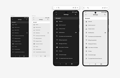 DailyUI #007 – Settings UI 007 dailyui darkmode design designchallenge dribbble figma lightmode mobileui settingsscreen ui uiux uxdesign