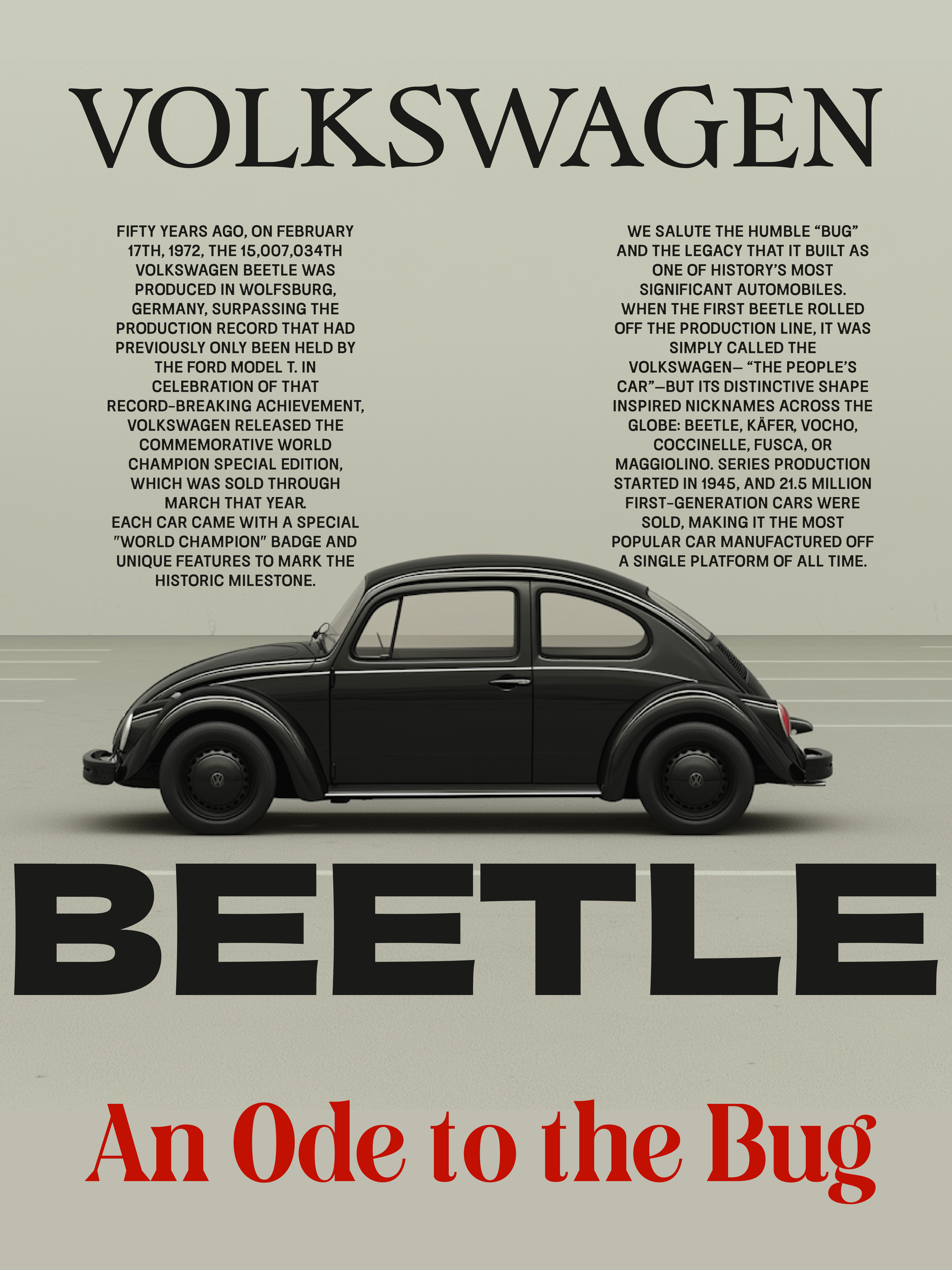 Example of Ode To The Bug