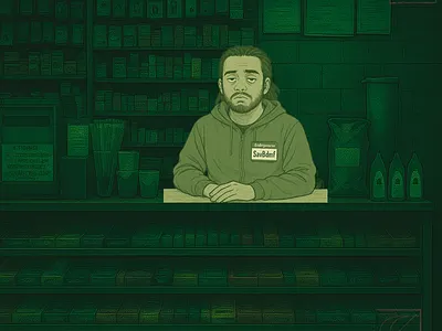 The Bodegaverse Look – Grit Meets Game bodegaverse bored man logo open for commission twitch twitch logo