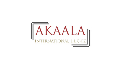 Akaala international L.L.C-FZ word Logo elegant logo graphic design identity design logo design timeless logo design