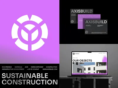 🪚 Visual Identity for Sustainable Construction Company brand and identity brand and identity design brand design brand designer brand guidelines brand identity brand sign brandbook branding branding design construction design identity logo logo design logotype startup sustainability sustainable visual identity