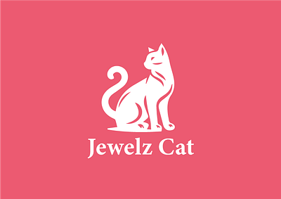 Jewelz Cat Logo design creativity graphic design logo design