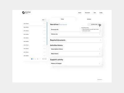 Support page concept design ui ux web