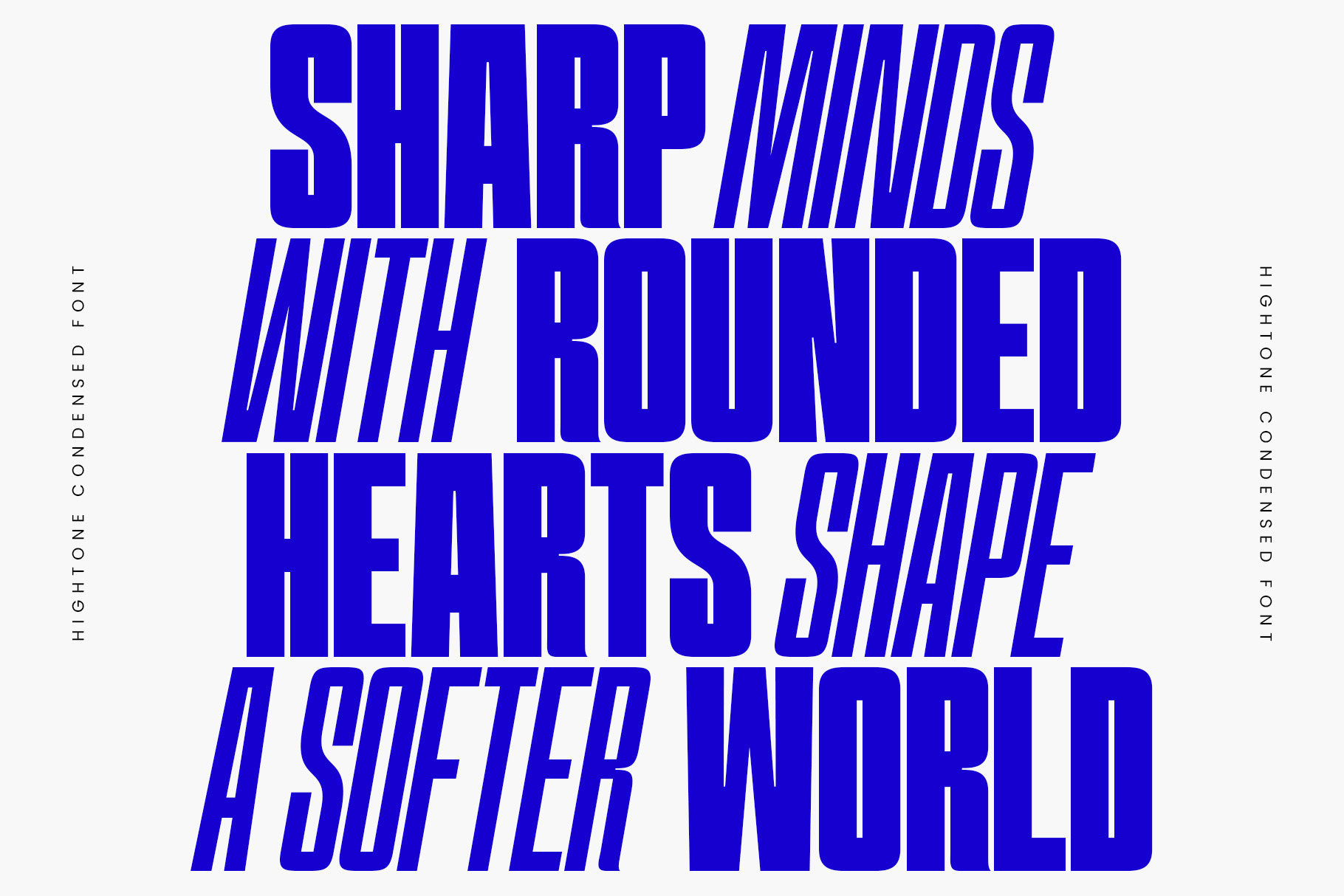 Example of Display Font Design Service