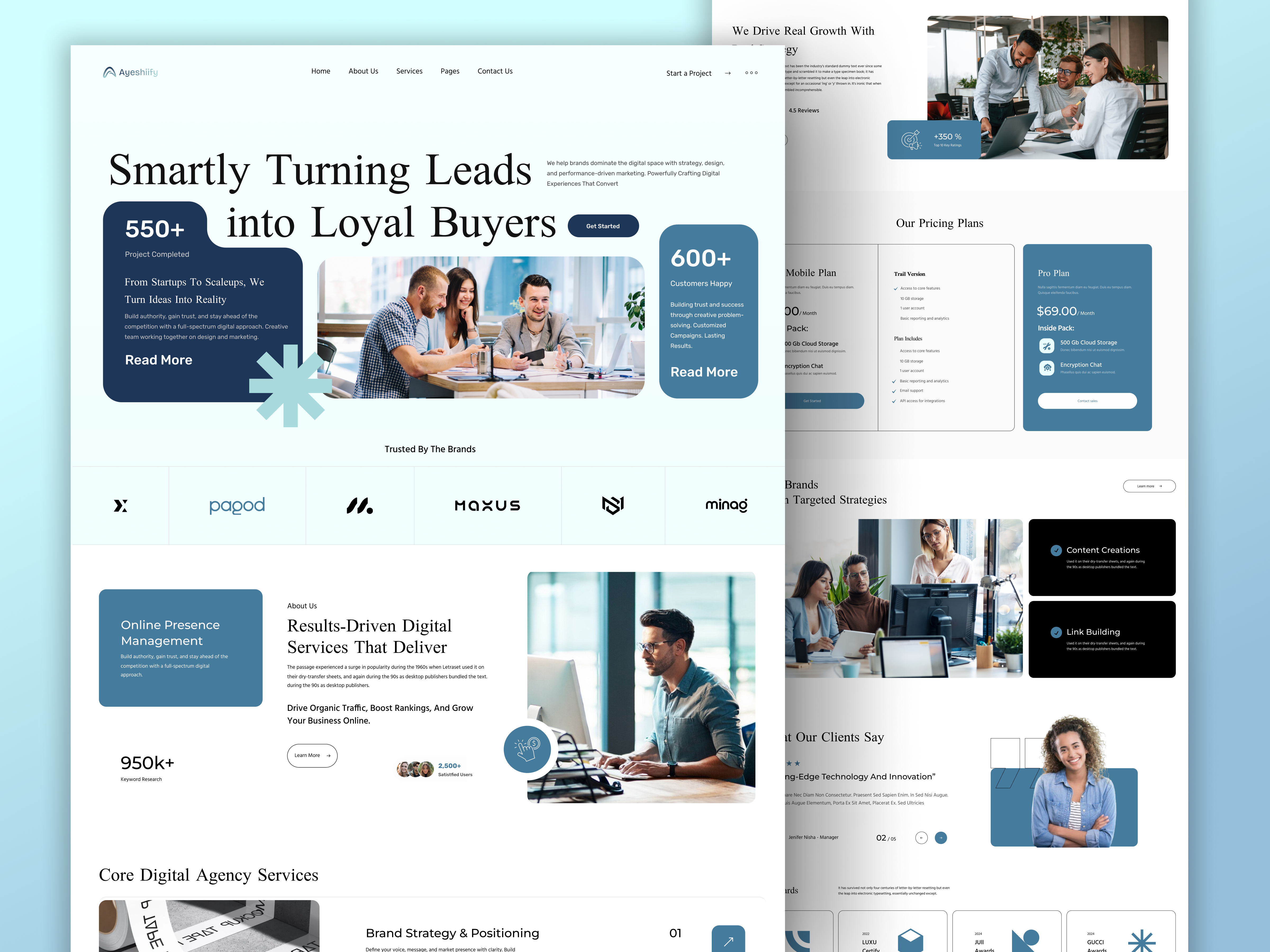 Example service media