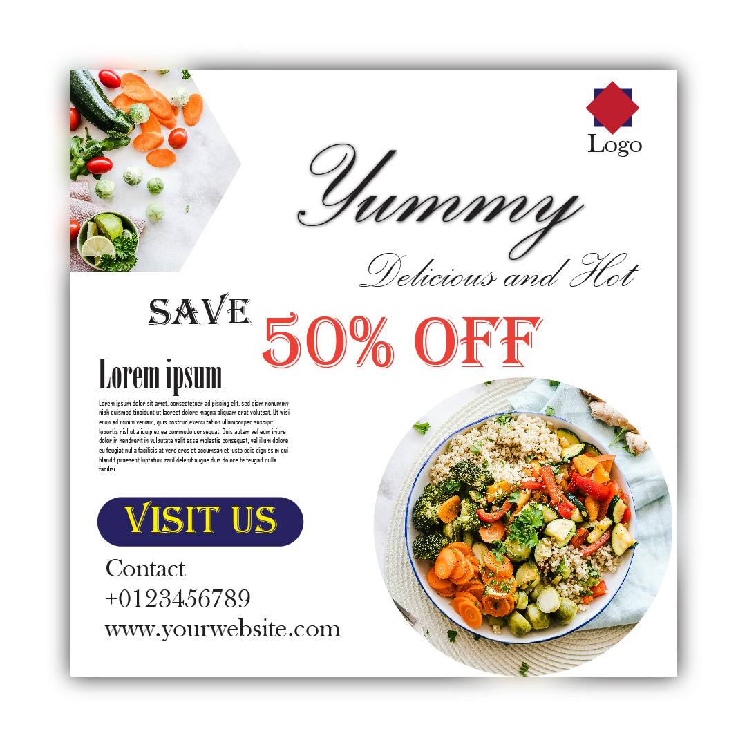 Example of Bold Social Media Post Ad Design