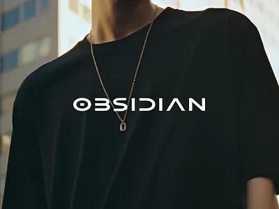 OBSIDIAN Logotype artisan brand identity branding chain custom type effendy fashion graphic design jewelry logo logotype luxury minimal modern obsidian pendant premium typography visual identity wordmark