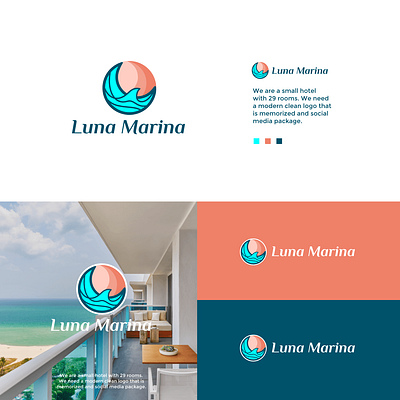 Brand Identity Design for Luna Marina | Logo & Social Media Pack brand storytelling