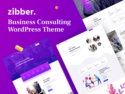 Zibber - Consulting Business WordPress Theme + RTL