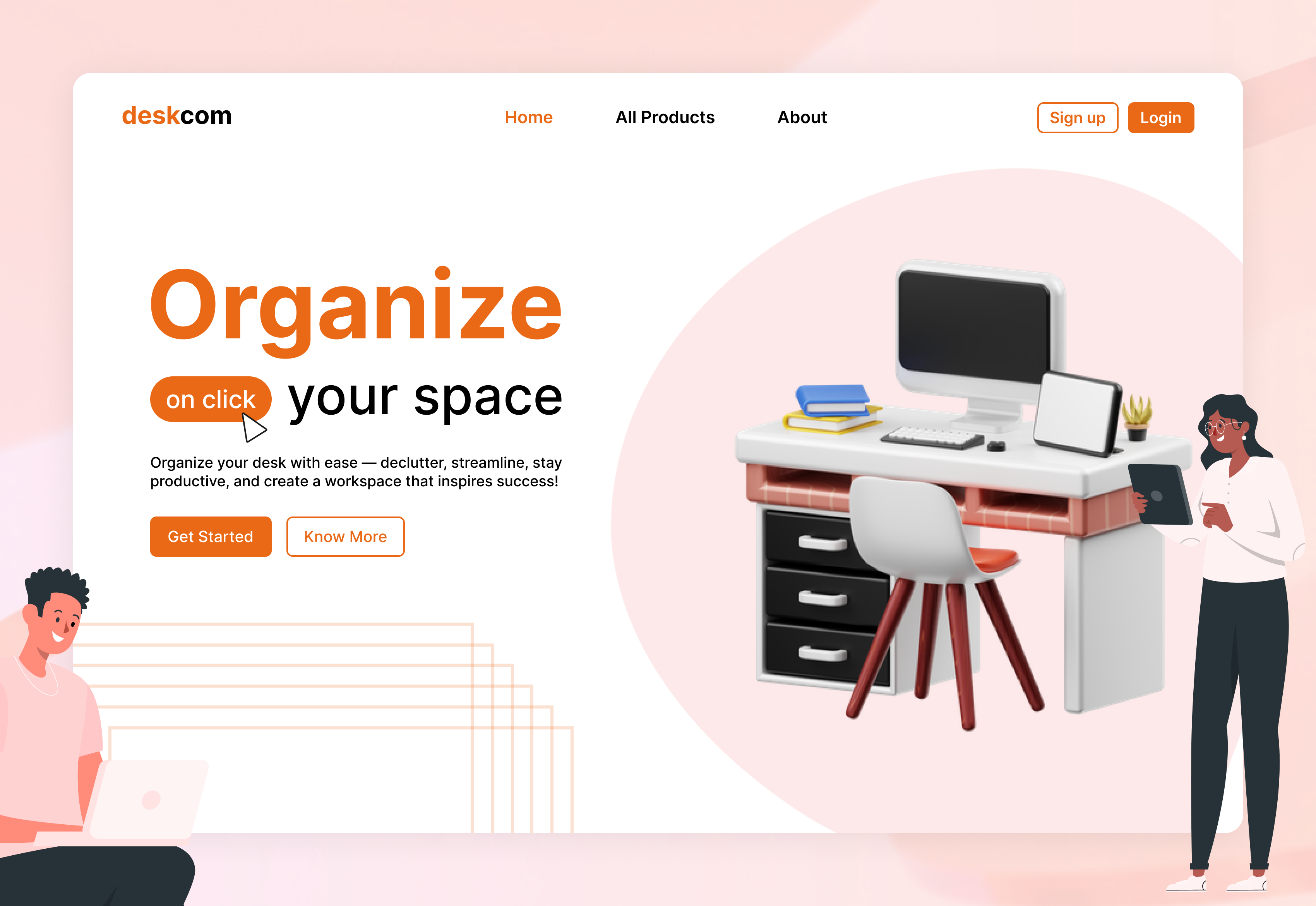 Example of Website/Landing Page Design