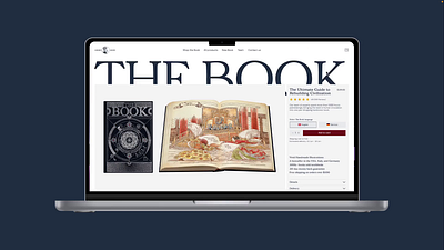 E-com page/Hangry Minds The Book design illustration ui ux web web design
