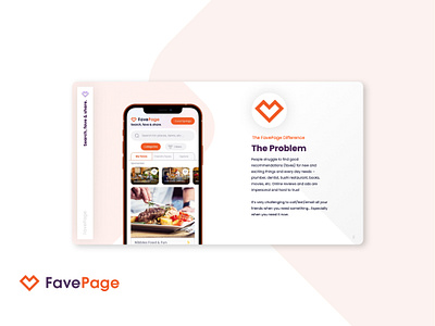 FavePage UI Design app design branding conxept studios conxeptstudios ui design