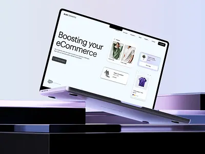 eCommerce Agency Homepage Redesign agency animation branding design motion graphics typography ui website