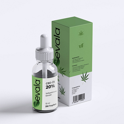 Package Design - CBD Oil cbd oil package label design