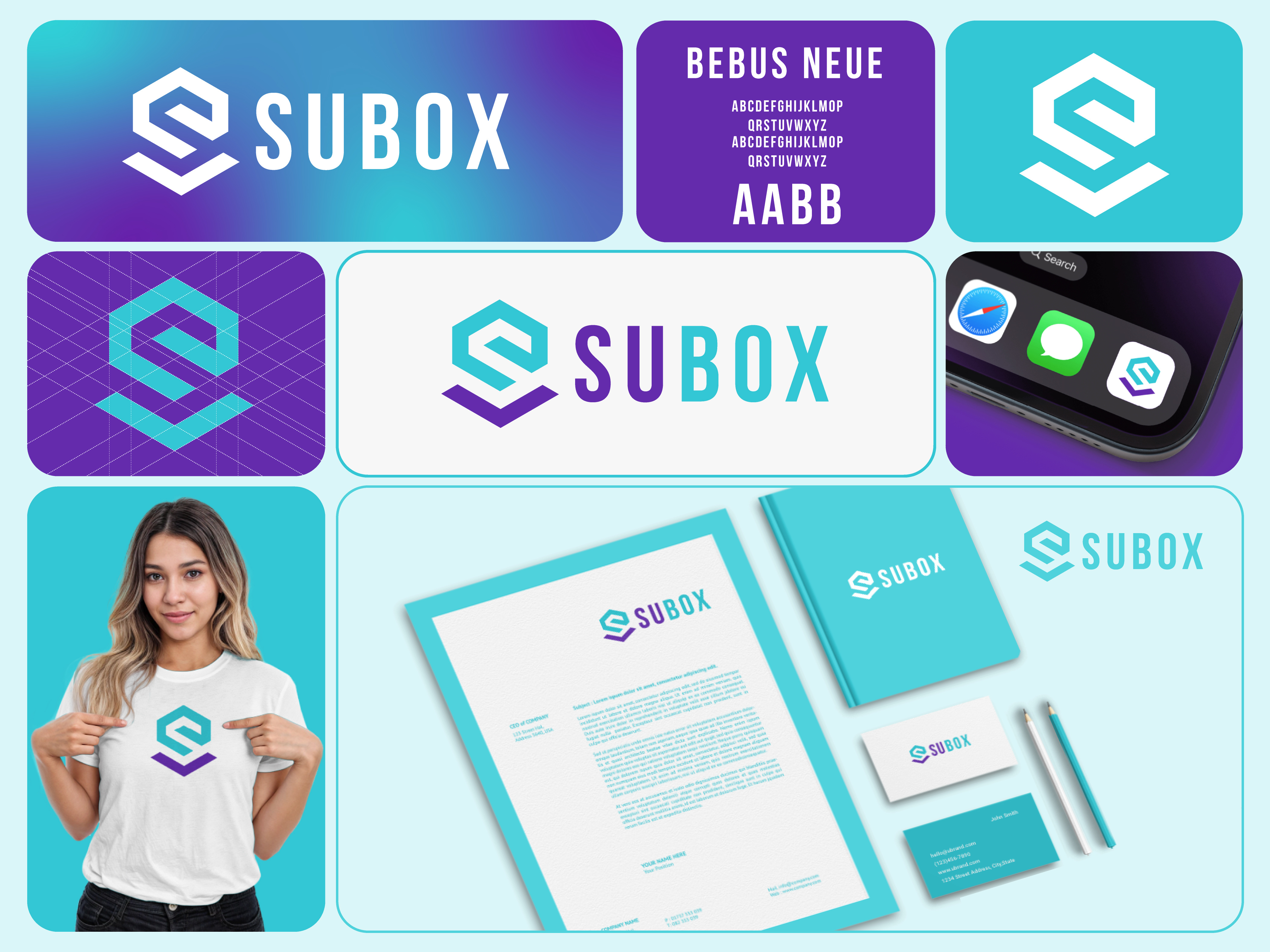 Example of Minimalist Logo With Brand Style Guide