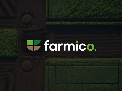 Farmico Logo — Cultivating Innovation from Above branding design graphic design illustration logo logo design typography ui ux vector