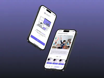 Mobile app UI design—onboarding screens branding dashboardui design digitalproducts figma design figma website illustration marketplace ui ui website ui ux design