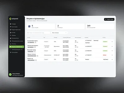 Admin panel for Comportal (B2B Marketplace Platform) adminpanel app components dashboard datatable design desktop marketplace table ui ux uxflow webapp webdesign