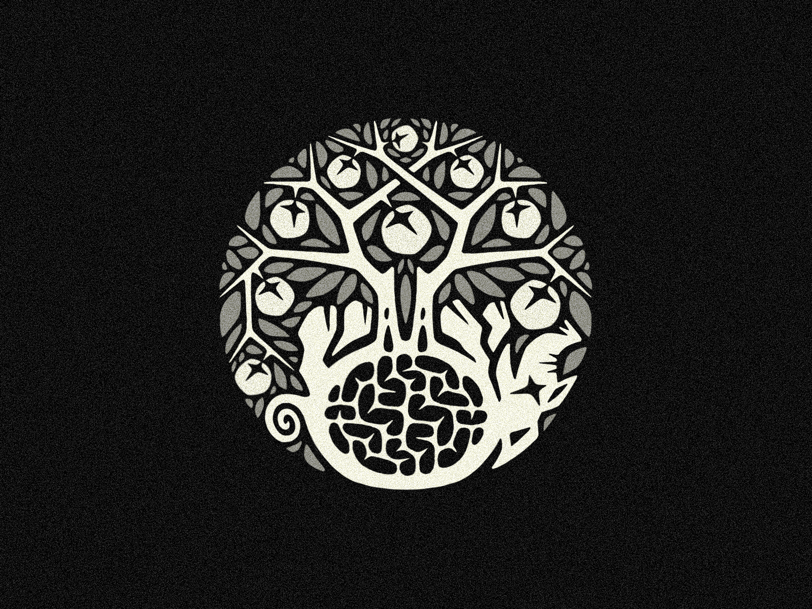 Protozoa Agriculture ✦ Illustrative Logo agricultural agriculture biology climate cultivation cyclical eco ecology environment illustration logo logodesign logotype pig plant protozoa sustainable swine tomato tree