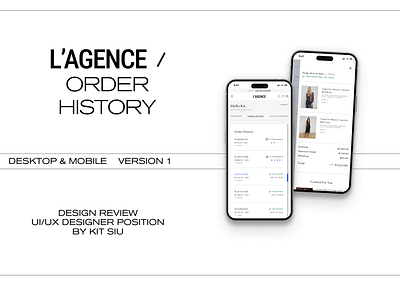 UX/UI Design Challenge – L’AGENCE (Final Round Candidate) adobe creative suites adobe illustrator branding design challenge design systems design thinking ecommerce design fashion fashion ux figma interactive design luxury design mobile app motion design responsive design ui design user experience ux design web design wireframing