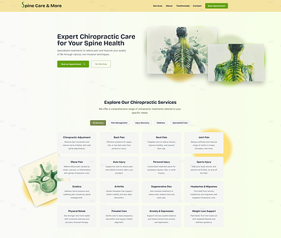 Wellness Website (from my daily UI series) uidesign uxdesign