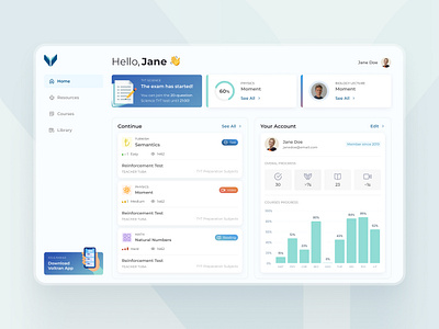 Learning Platform college dashboard e learning education education platform education website educational learning online learning saas school startup students ui ui design uidesign uiux ux uxdesign