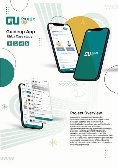 A private coaching management application design logo ui uiux ux