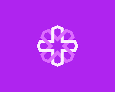 Cross Octagram Logo 3d branding church circular god jesus logo logomark minimalist octagram plus sign power religious symbol symmetry vector
