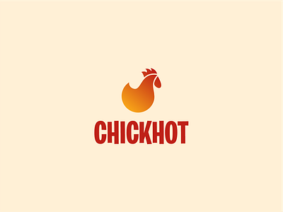 Chickhot Logo Design branding chicken culinary design fastfood food graphic design hot junkfood logo spicy starup vector