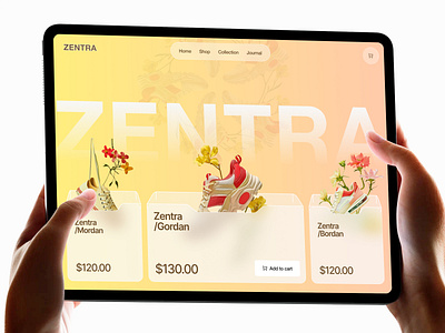 Zentra E-commerce website concept branding design ecommerce figma full website graphic design icon illustration landing page logo minimal ui ux vector website