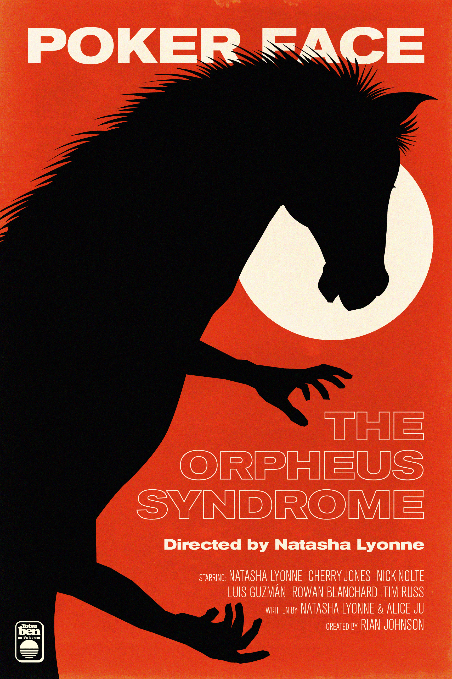 Poker Face - "The Orpheus Syndrome" graphic design poster typography