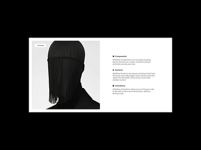 The Blueprint - Info 06 Section minimalism