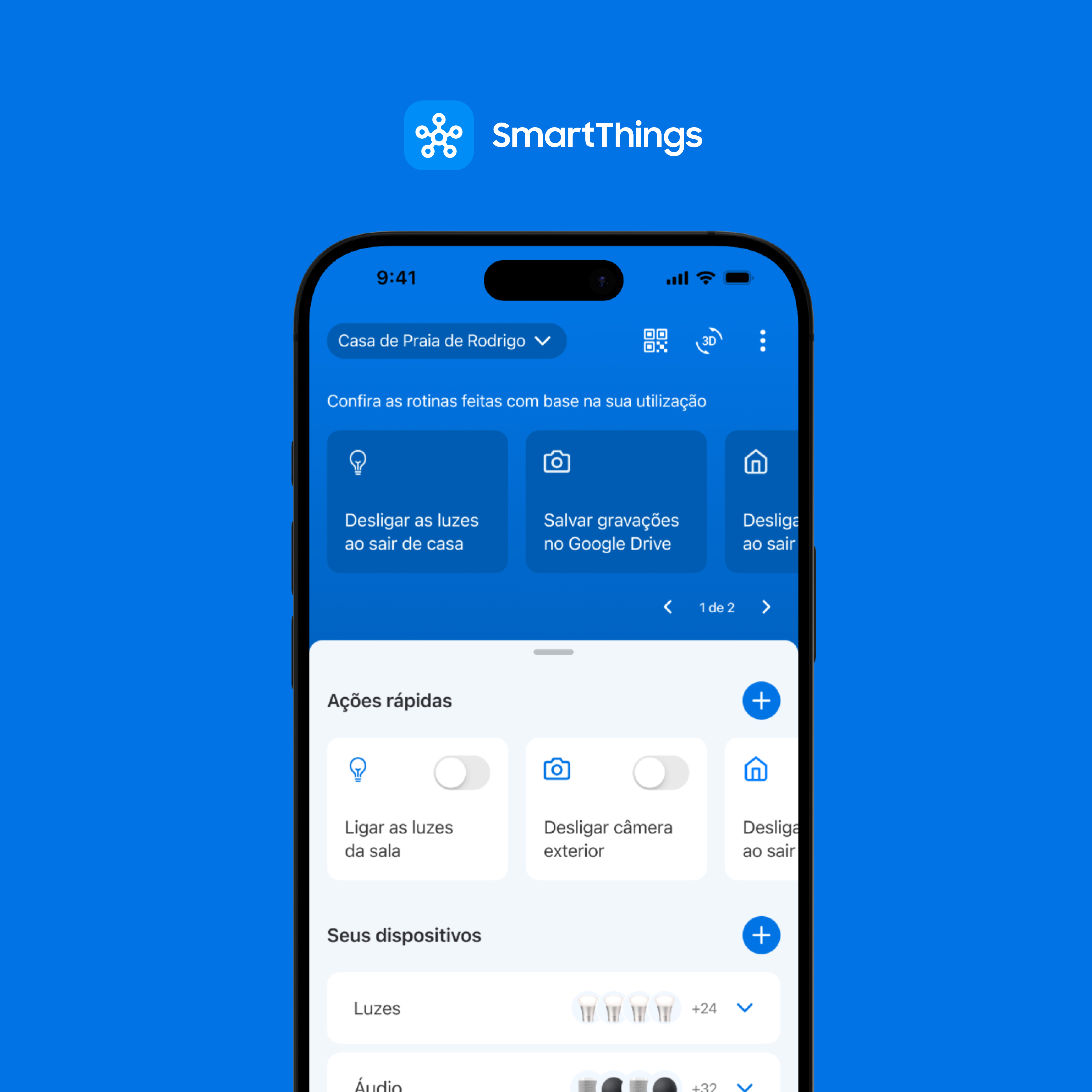 Samsung Smart Things ai devices dynamic island iot notifications samsung smart smarthings
