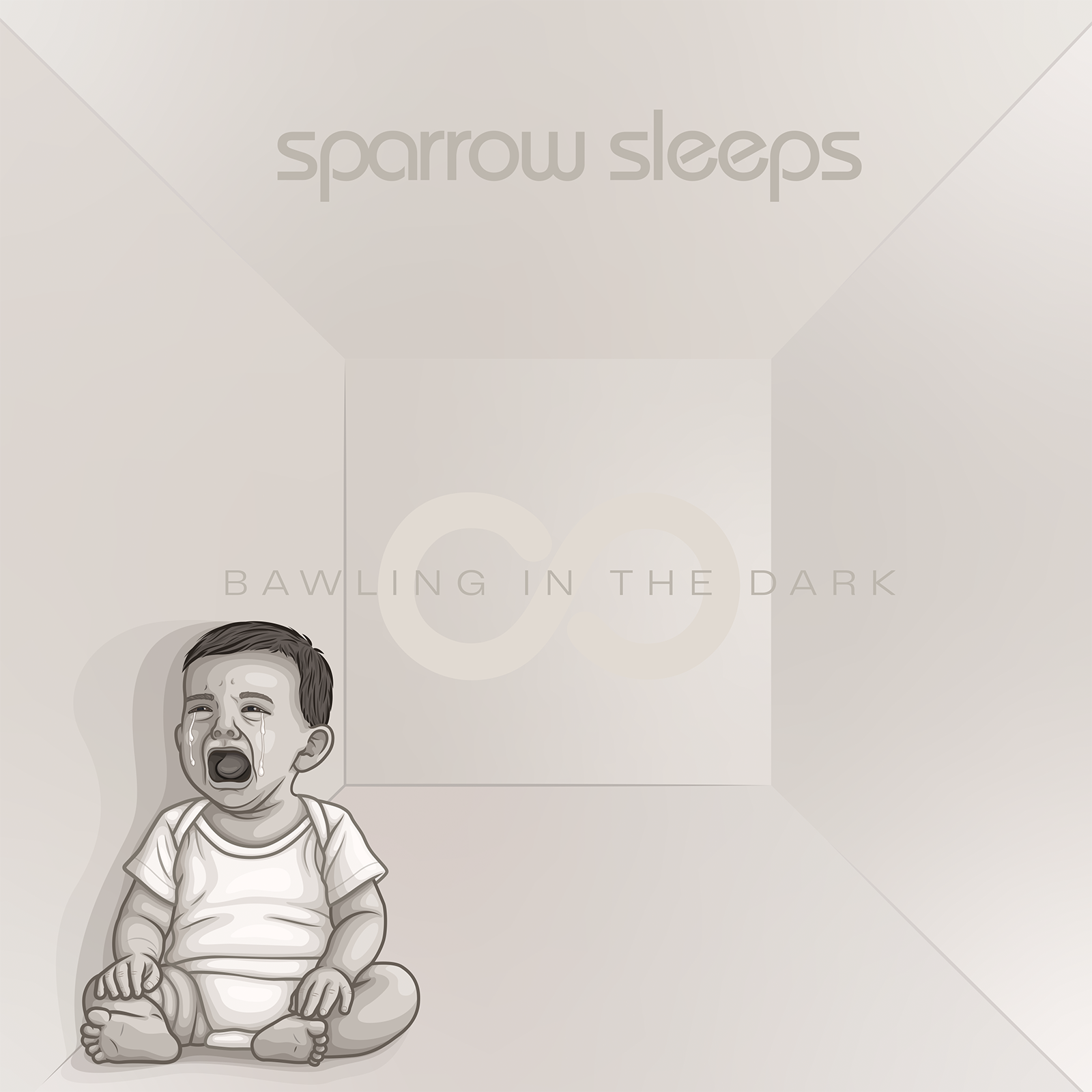 Hoobastank lullabies - Bawling In The Dark album cover hoobastank illustration portrait sparrow sleeps toddler