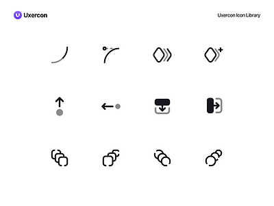 Animation - Uxercon Icon Library animation animation design animation logo animation pack collection design element figma icon icon design icon pack icon set illustration line icon logo motion graphics ui uiux ux uxercon