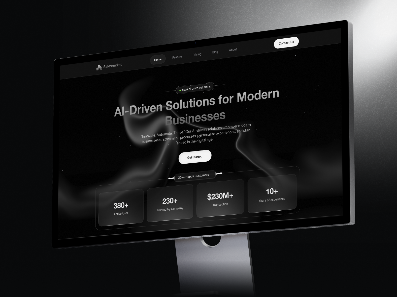 Example of Landing Page Design