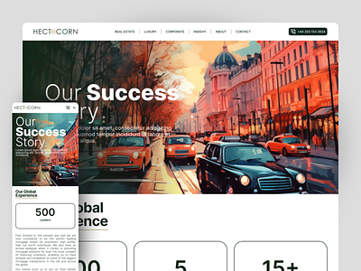 HECTOCORN - About Us Page figma figma design ui ronaldo ui design ui ux design uiux web ui web ui design webpage design website design website ui design