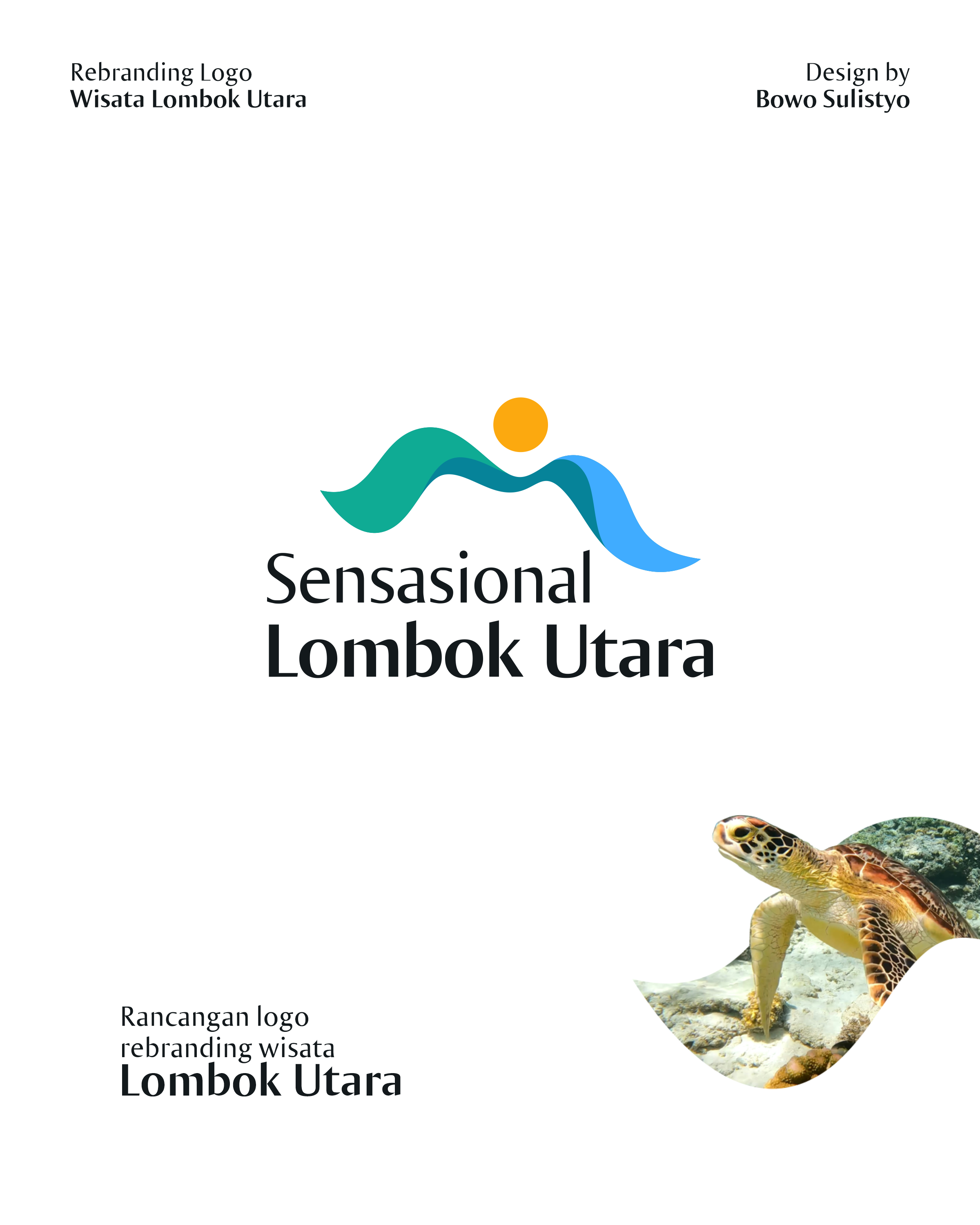 Unofficial North Lombok Tourism Branding brand identity branding city branding graphic design logo logo design logos tourism tourism logo visual identity