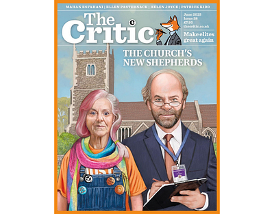 American Gothic Reimagined X Bob Venables editorial england magazine painterly people political realistic