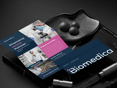 Biomedica Envelop & Flyer Design branddesign designinspiration graphics illustrator instagood logodesigns logoinspiration logotype marketingtips onlinemarketing packaging photography photoshop printing startup typography ui