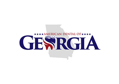 American Dental of Georgia Logo Design dentistry