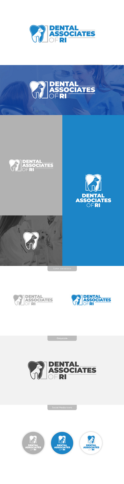 Dental Associates Of RI Logo Design dentistry