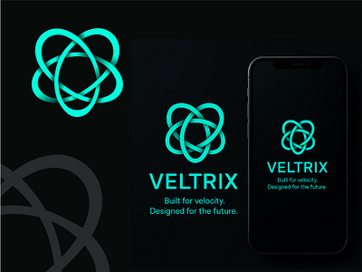 VELTRIX — The Velocity of Innovation" app branding bold typography brand identity branding concept clean design creative direction digital identity futuristic branding minimal design modern ui neon logo product design startup branding tech logo tech startup veltrix