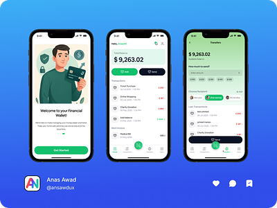 Financial App Design app design branding design mobile design ui ui design ux web