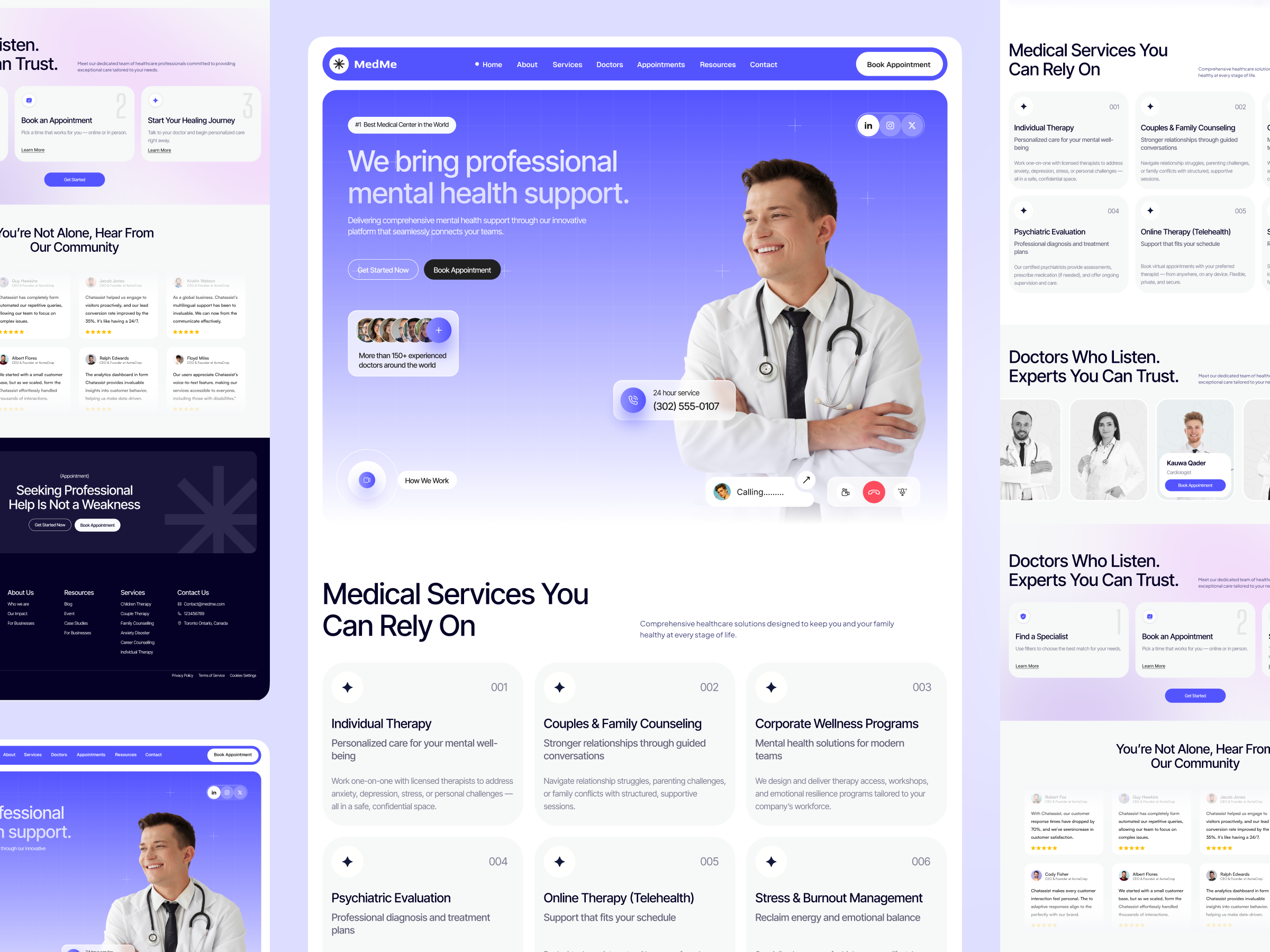 Example of Custom Website UI/UX Design (Figma)