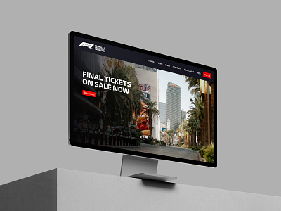 F1 Las Vegas Grand Prix - Website Design badge branding design f1 f1 las vegas formula 1 web graphic design illustration logo typography vector web design website website designer