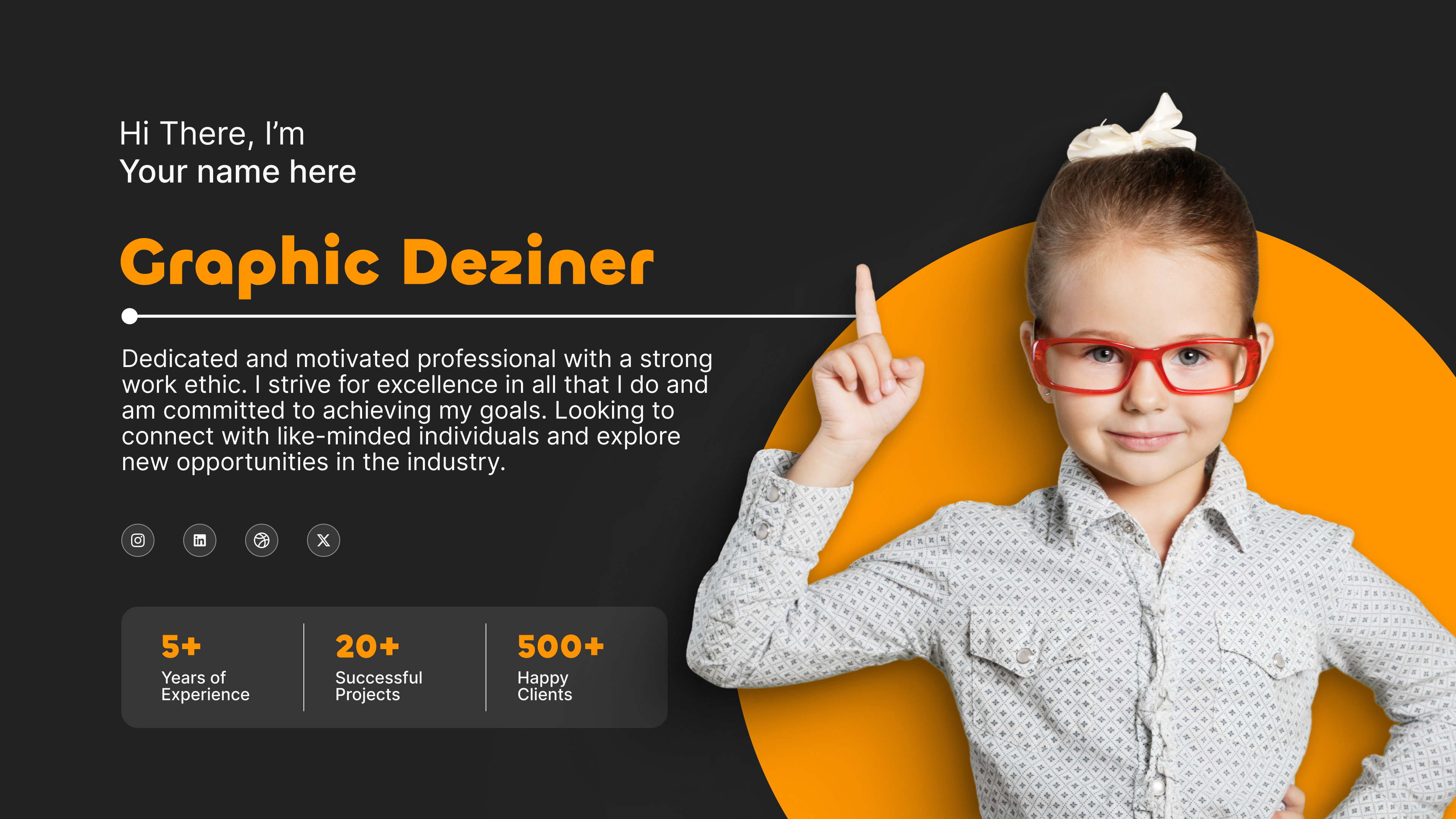 Portfolio Design branding free template graphic design portfolio design