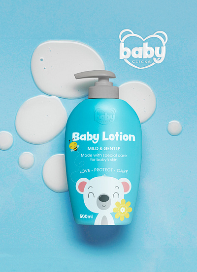 Clicks Baby Re-imagined- Logo Design, Branding & Packaging vector