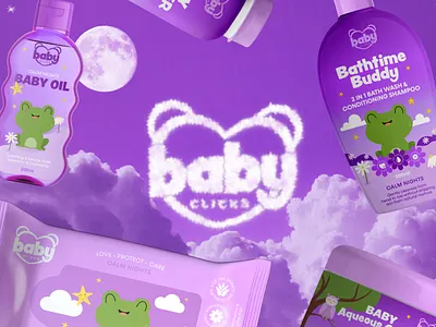 Clicks Baby Re-imagined - Logo Design, Branding & Packaging vector